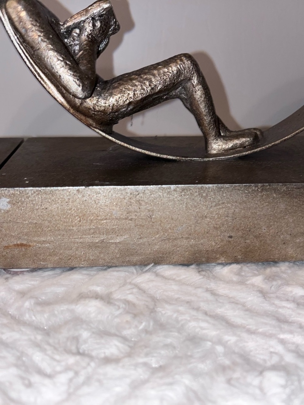 Uttermost Metallic Silver Reading Pair Bookends - Picture 5 of 5